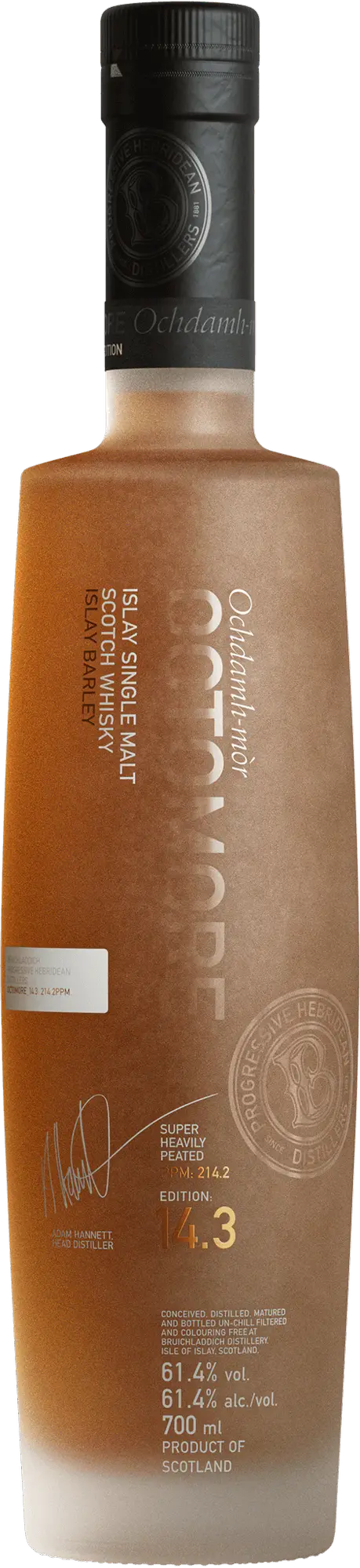 Octomore EDITION 14.3 Super Heavily Peated Islay Whisky 61,4% Vol. 0,7l