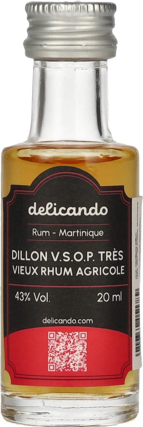 Dillon V.S.O.P. Très Vieux Rhum Agricole 43% Vol. 0,02l
