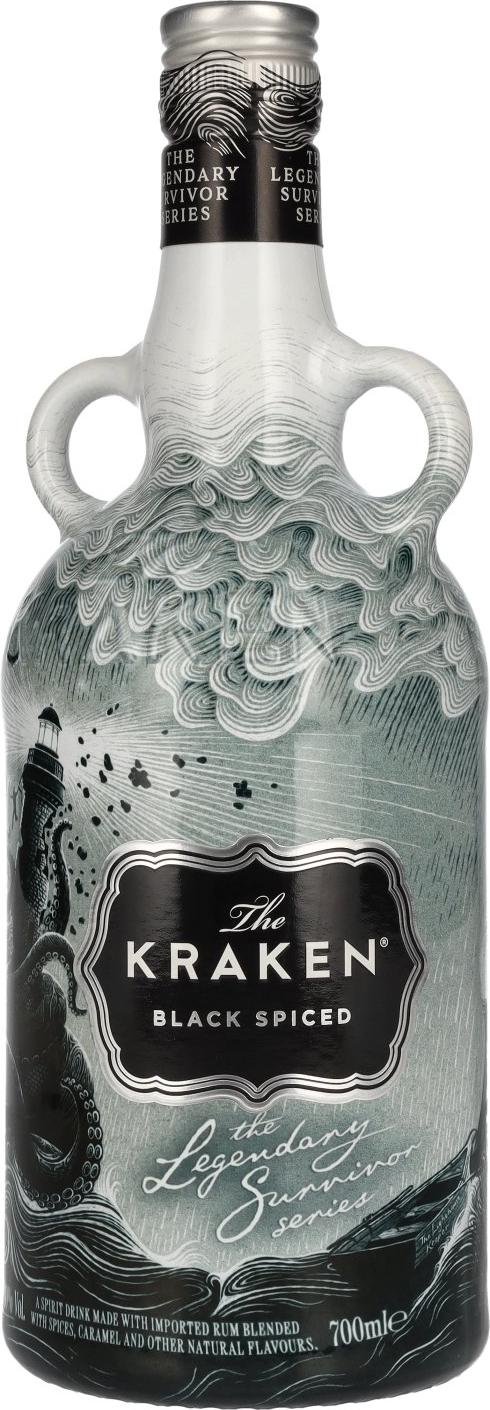 The Kraken Black Spiced The Legendary Survivor Series 40% Vol. 0,7l