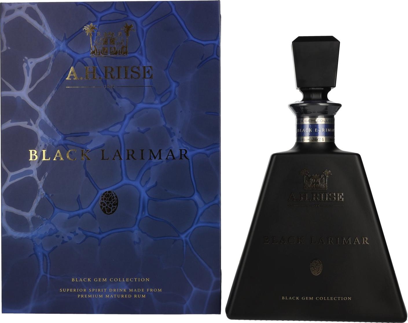 A.H. Riise / Old St. Croix BLACK LARIMAR Gem Collection 45,2% Vol. 0,7l in Giftbox