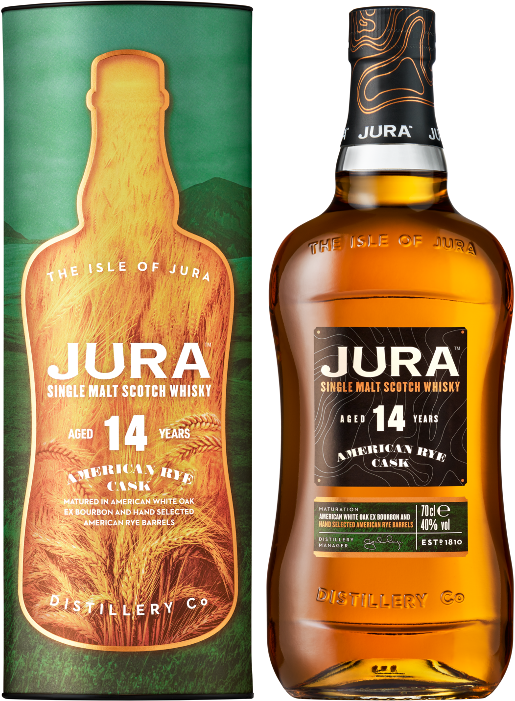 Jura 14 Year Old American Rye Cask 40% Vol. 0,7l
