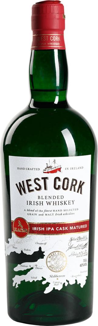 West Cork Blended Irish Whiskey IRISH IPA CASK FINISH 40% Vol. 0,7l