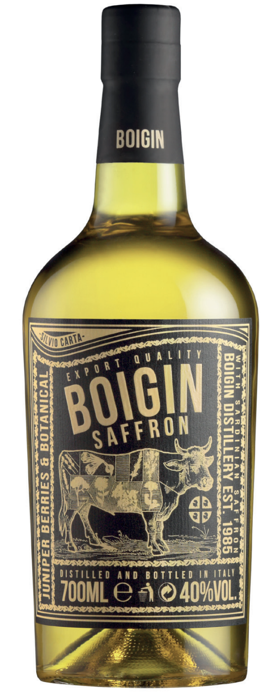 Silvio Carta Boigin Saffron Gin 40% Vol. 0,7l