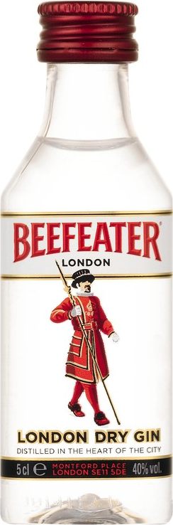 Beefeater London Dry Gin 40% Vol. 12x0,05l (Mini)