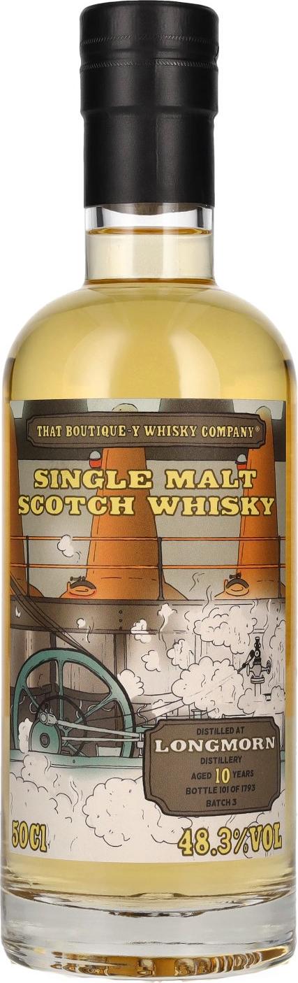 That Boutique-y Whisky Company LONGMORN 10 Years Old Batch 3 48,3% Vol. 0,5l