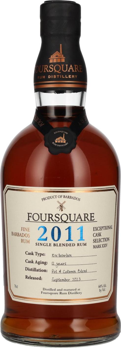 Foursquare 12 Years Old Exceptional Cask SELECTION MARK XXIV 2011 60% Vol. 0,7l