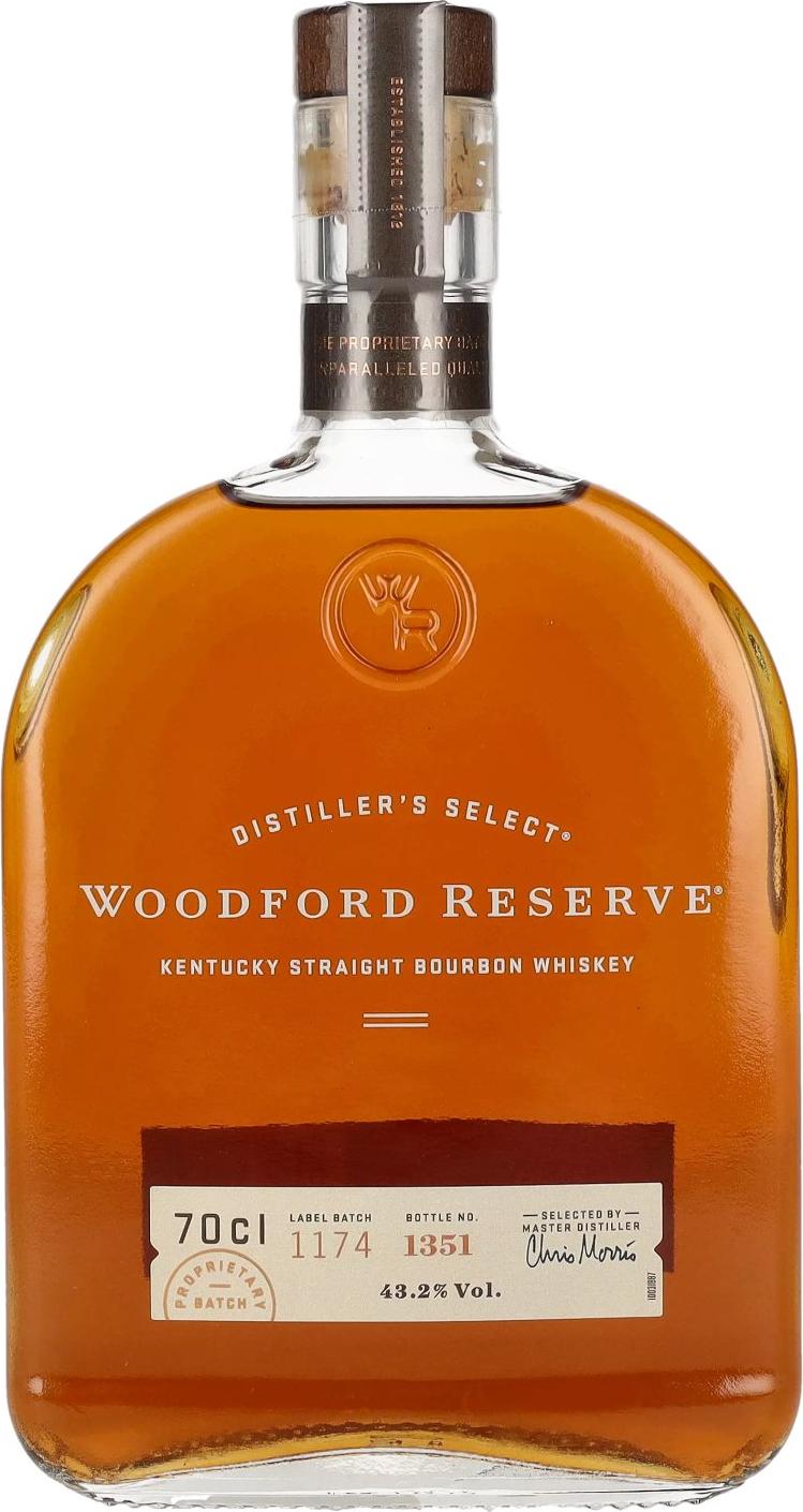 Woodford Reserve DISTILLER'S SELECT Kentucky Straight Bourbon Whiskey 43,2% Vol. 0,7l