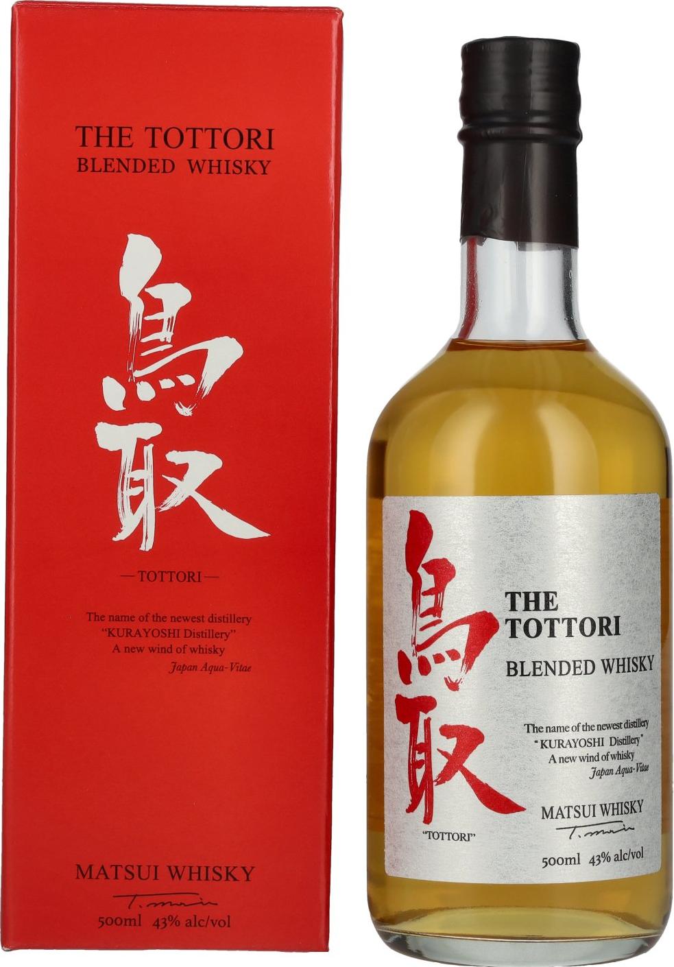THE MATSUI THE TOTTORI Blended Japanese Whisky 43% Vol. 0,5l in Giftbox