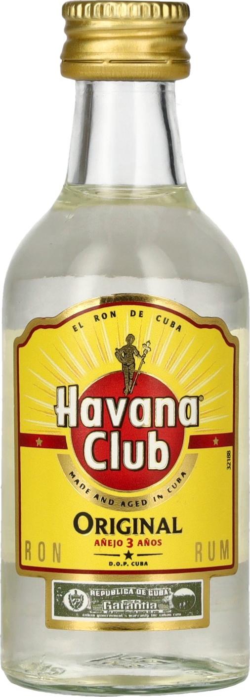 Havana Club Añejo 3 Años Rum 37,5% Vol. 0,05l