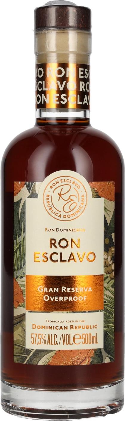 Ron Esclavo GRAN RESERVA OVERPROOF Ron Dominicana 57,5% Vol. 0,5l