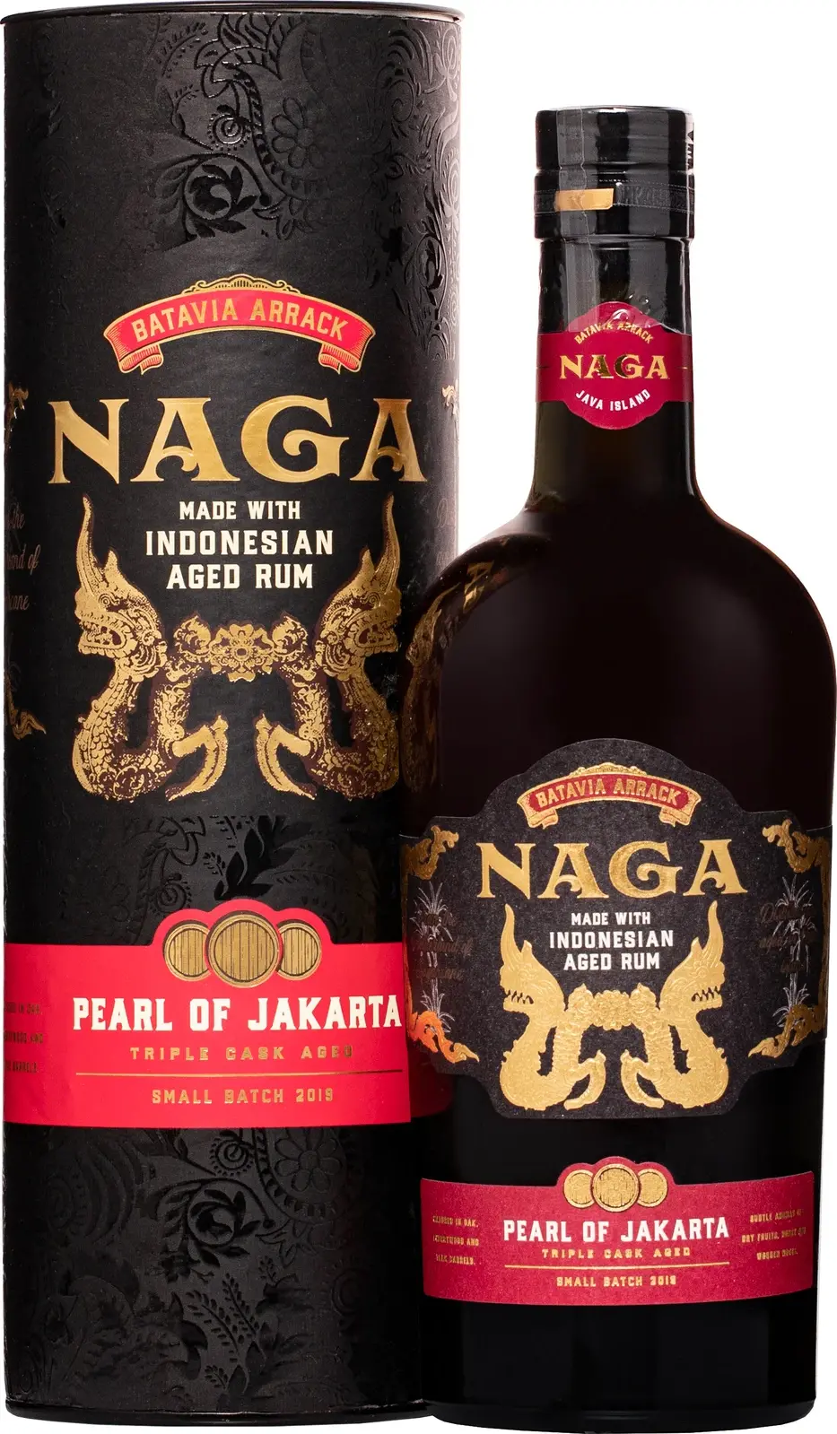Naga PEARL OF JAKARTA Triple Cask Aged Small Batch 2019 42,7% Vol. 0,7l in Giftbox