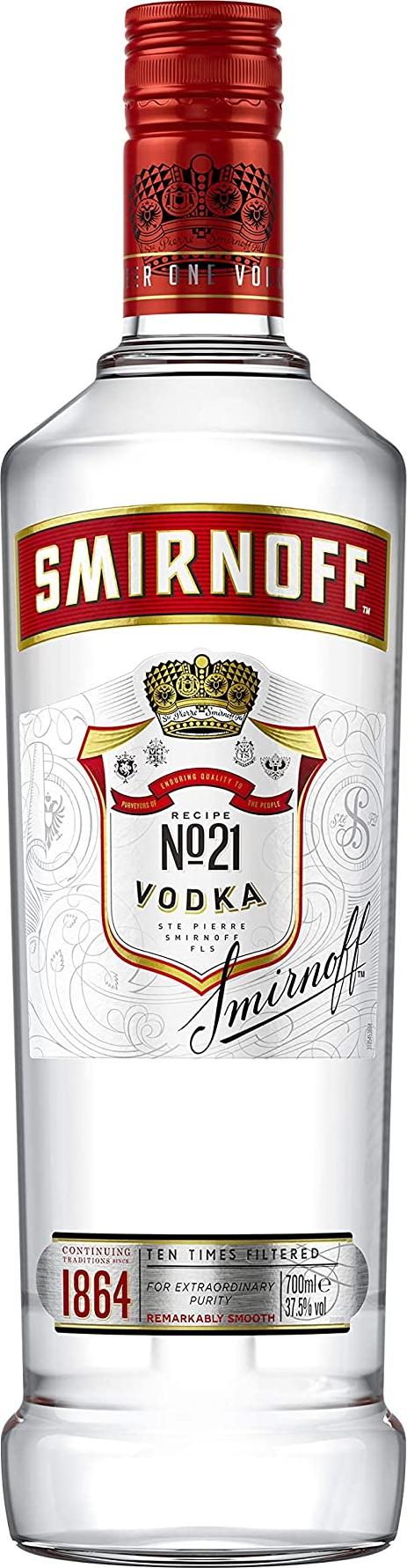 Smirnoff No. 21 Vodka 37,5% Vol. 0,7l