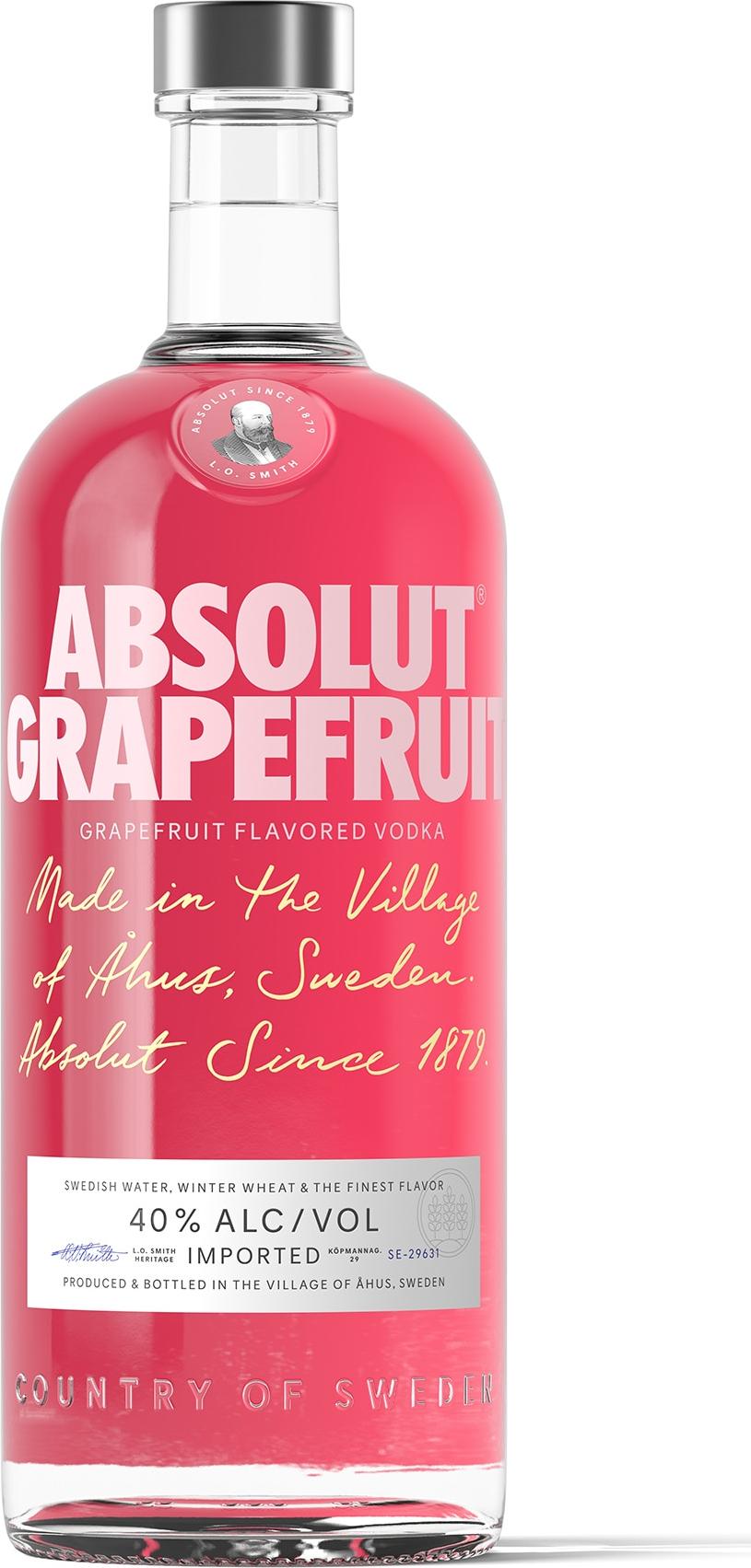 Absolut GRAPEFRUIT Flavored Vodka 40% Vol. 1l