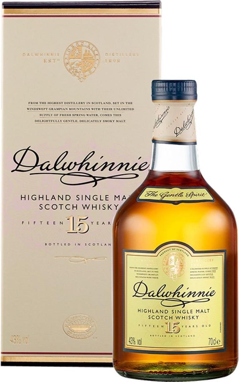 Dalwhinnie 15 Years Old Single Malt Scotch Whisky 43% Vol. 0,7l in Giftbox