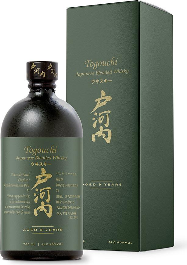 Togouchi 9 Years Old Japanese Blended Whisky 40% Vol. 0,7l in Giftbox