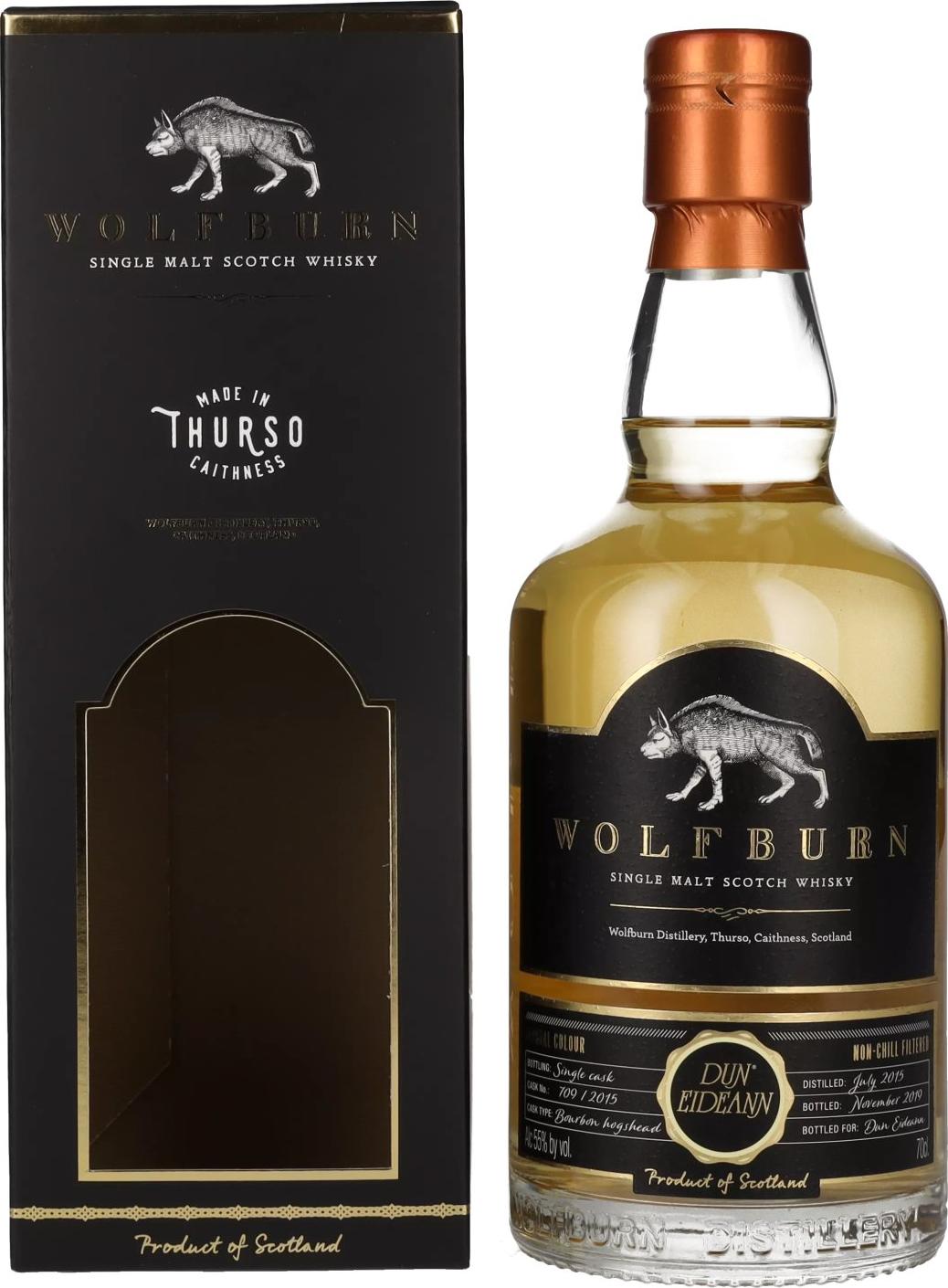 Wolfburn DUN EIDEANN Single Malt Scotch Whisky 55% Vol. 0,7l in Giftbox