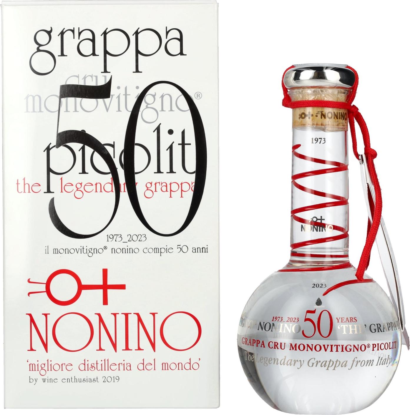 Nonino Grappa The Legendary Cru Monovitigno Picolit 50% Vol. 0,5l in Giftbox
