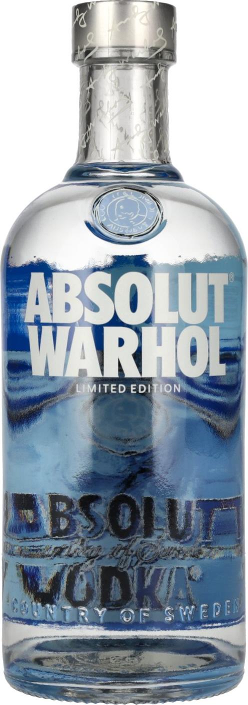 Absolut Andy Warhol Limited Edition Vodka 40% Vol. 0,7l