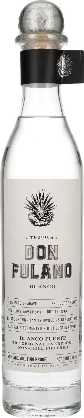 Don Fulano Tequila BLANCO FUERTE 100% Puro de Agave 50% Vol. 0,7l