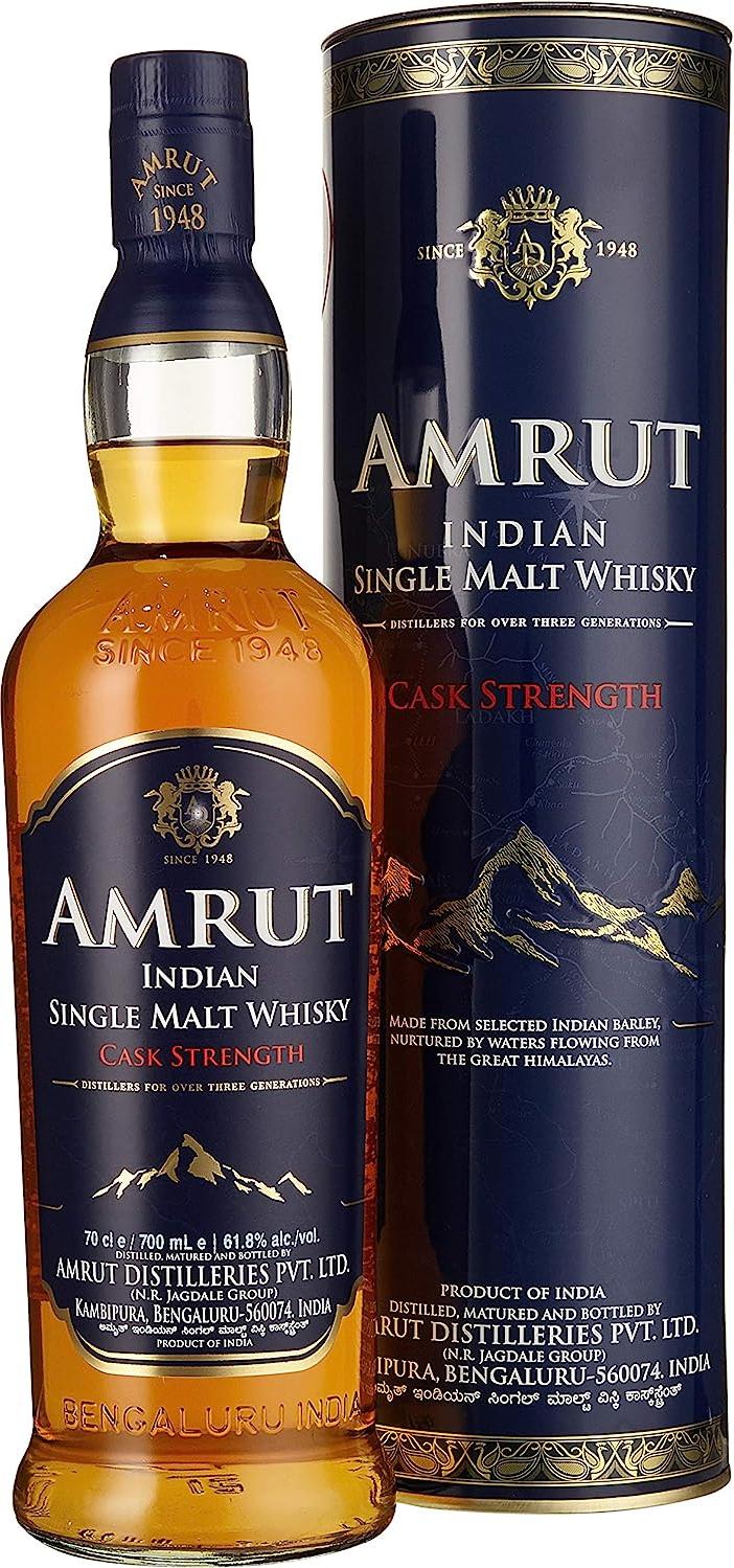 Amrut CASK STRENGTH 61,8% Vol. 0,7l in Tinbox