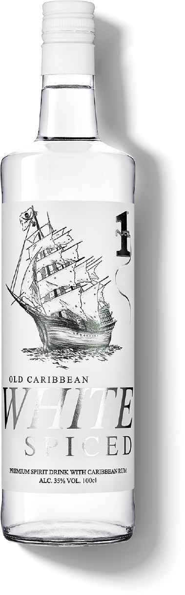 No.1 OLD CARIBBEAN WHITE SPICED Rum 35% Vol. 1l