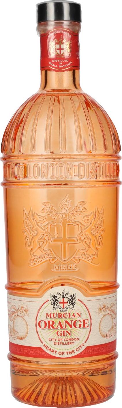 City of London MURCIAN ORANGE GIN 41,3% Vol. 0,7l