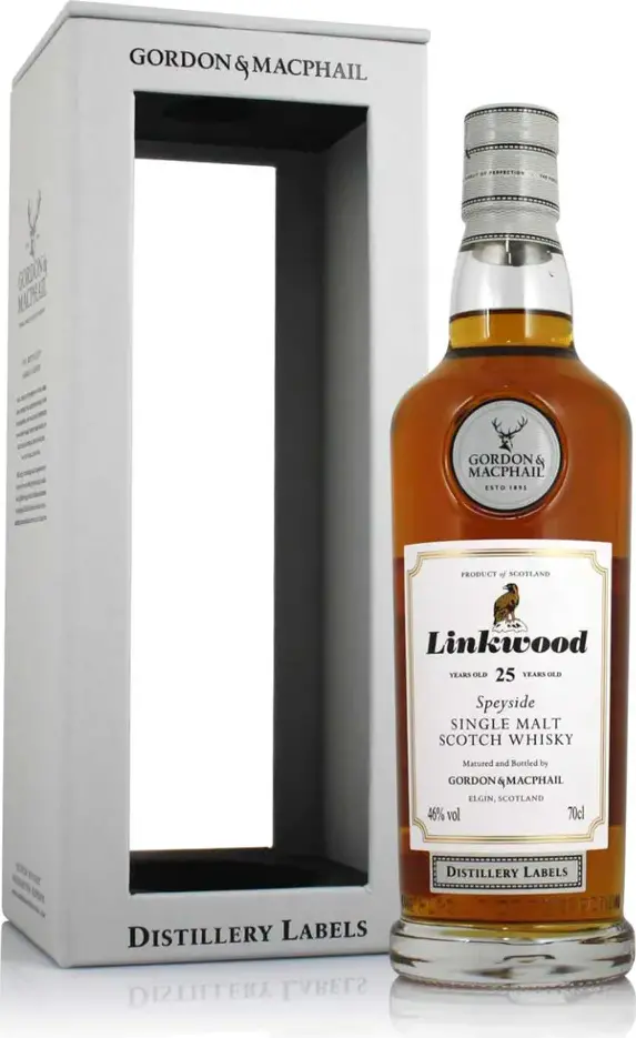 Gordon & MacPhail LINKWOOD 25 Years Old Distillery Labels 46% Vol. 0,7l in Giftbox