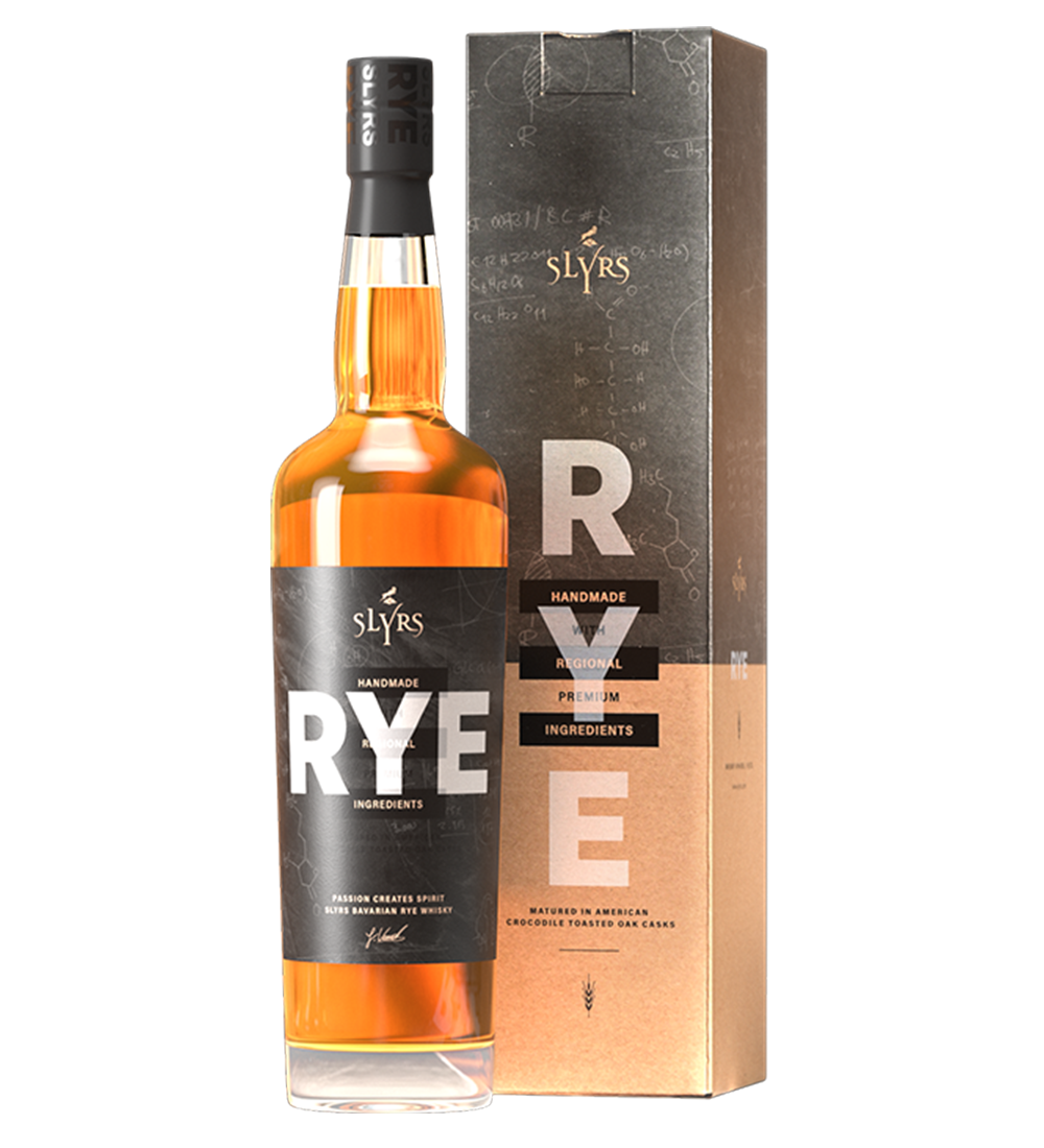 Slyrs Bavarian Rye Whisky 41% Vol. 0,7l in Giftbox