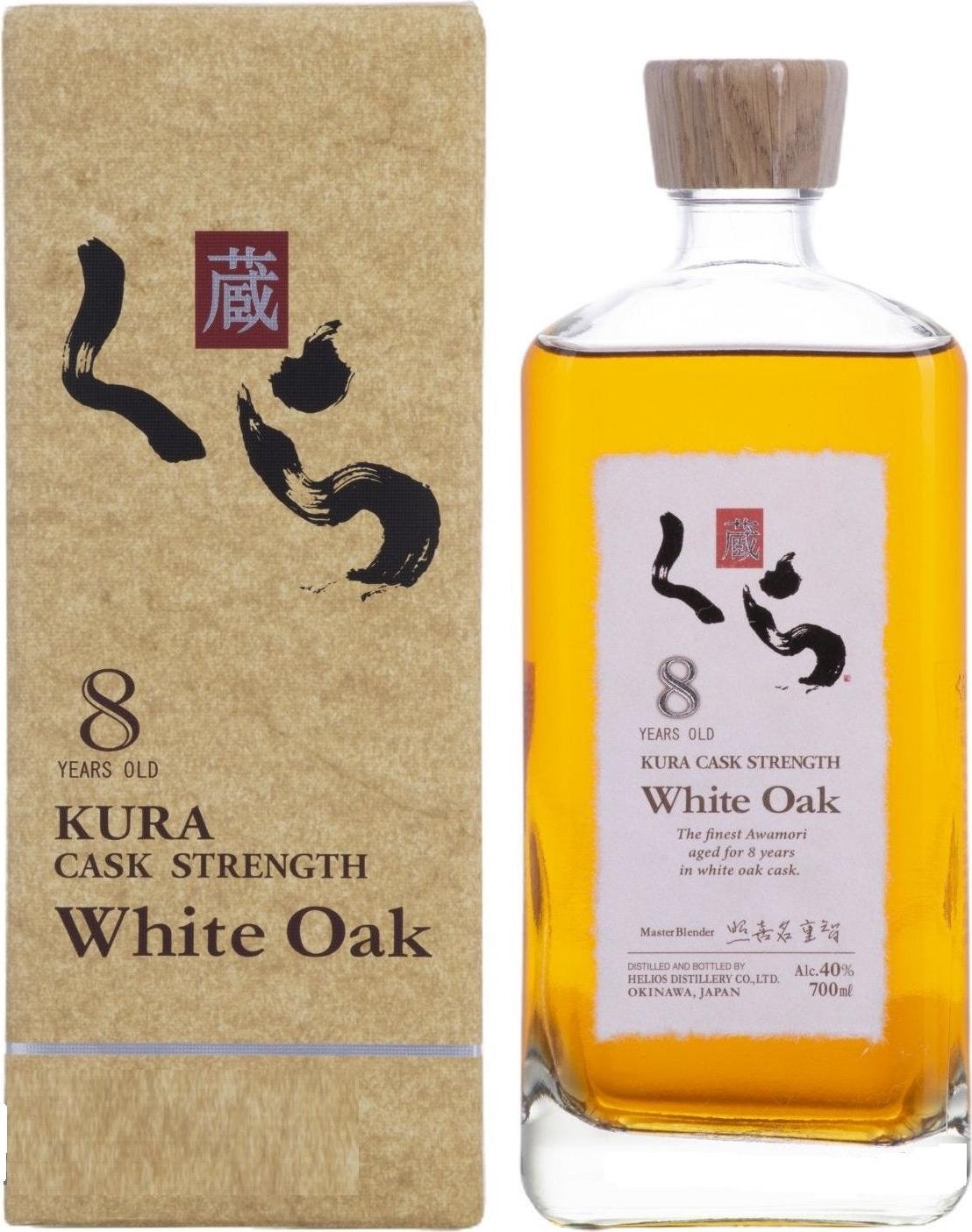 Kura 8 Years Old White Oak Single Malt Whisky 40% Vol. 0,7l in Giftbox