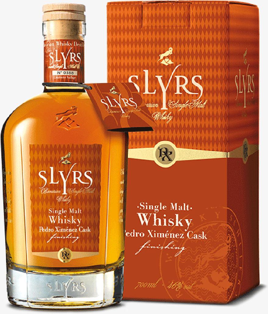 Slyrs Single Malt Whisky Pedro Ximénez Cask Finish 46% Vol. 0,7l in Giftbox