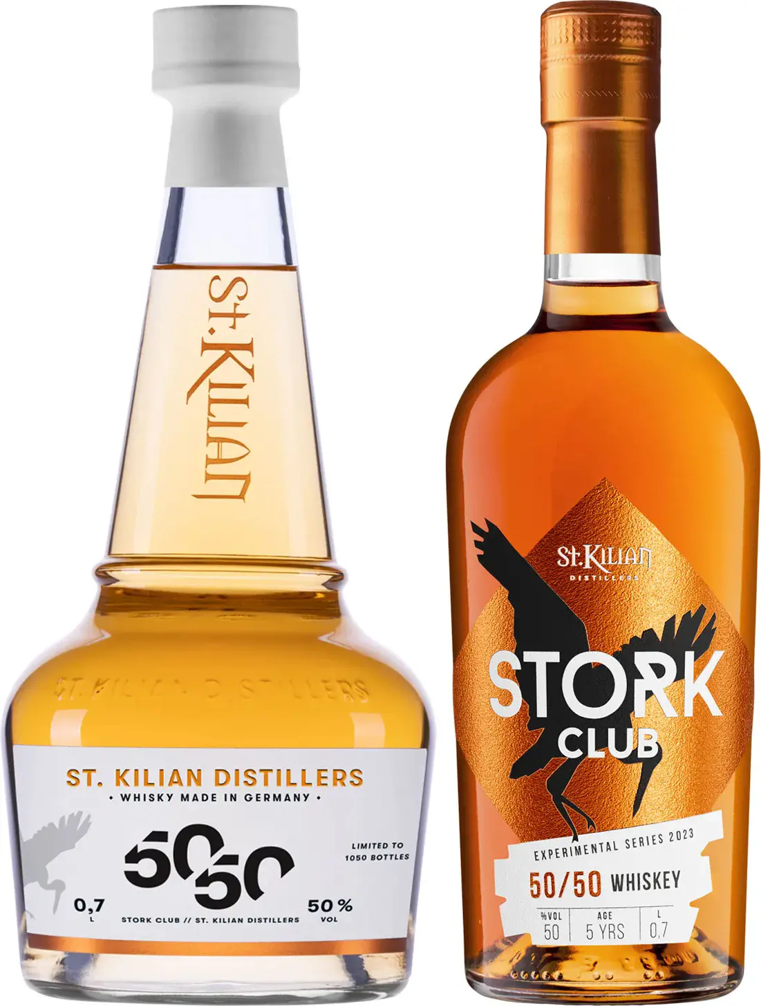 St. Kilian STORK CLUB 50/50 Experimental Series 2023 50% Vol. 2x0,7l in Giftbox