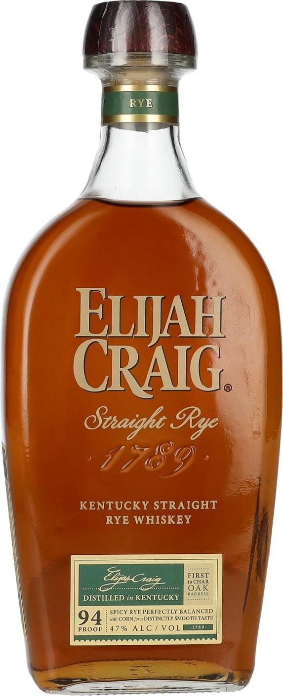 Elijah Craig Kentucky Straight Rye Whiskey 94 Proof 47% Vol. 0,7l