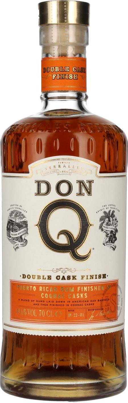 Don Q Double Cask COGNAC CASK FINISH Rum 49,6% Vol. 0,7l