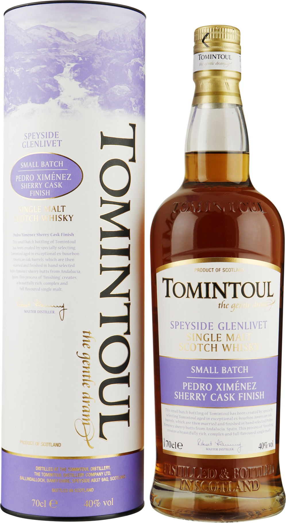 Tomintoul Small Batch PX Sherry Cask Finish 40% Vol. 0,7l