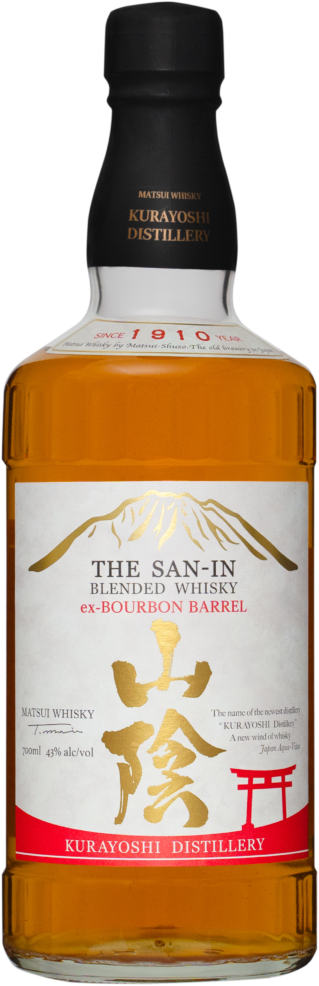 THE MATSUI THE SAN-IN Blended Whisky ex-BOURBON BARREL 43% Vol. 0,7l 