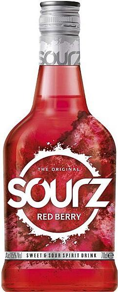 Sourz RED BERRY Spirit Drink 15% Vol. 0,7l