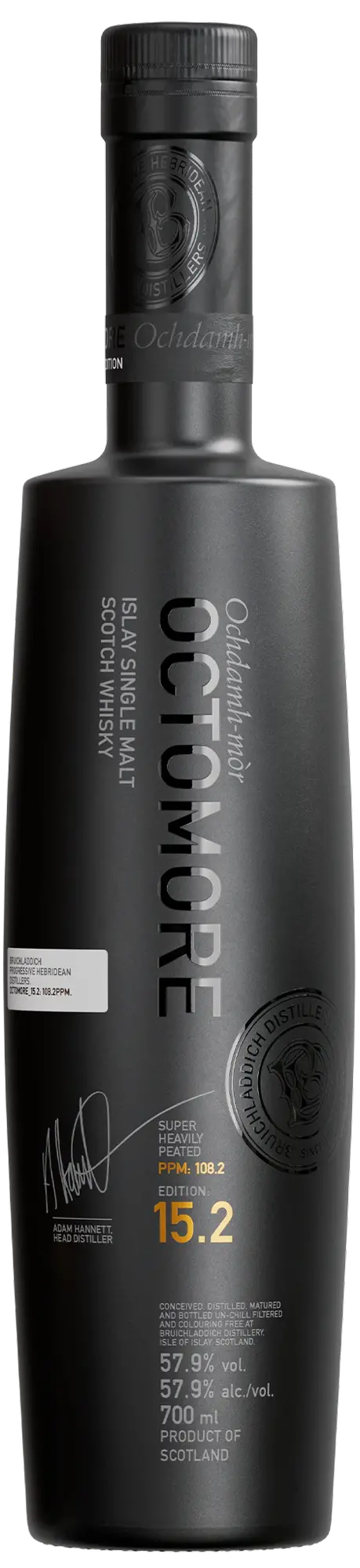 Octomore EDITION 15.2 Super Heavily Peated Islay Whisky 57,9% Vol. 0,7l