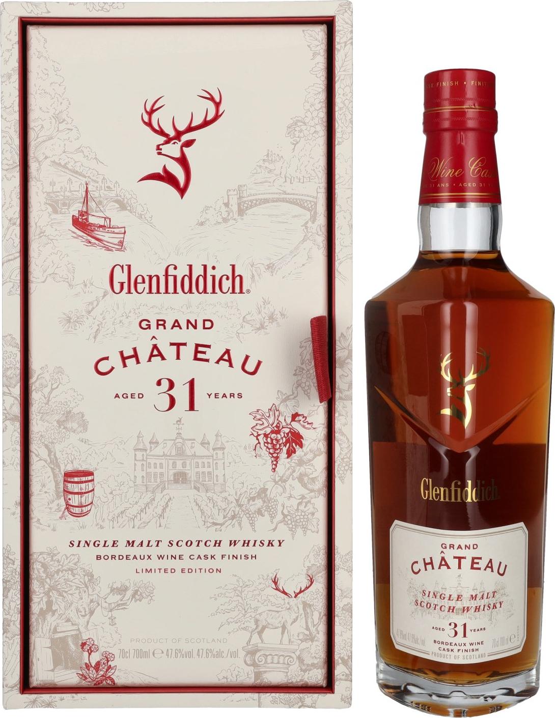 Glenfiddich 31 Years Old GRAND CHÂTEAU Single Malt Scotch Whisky 47,6% Vol. 0,7l in Giftbox