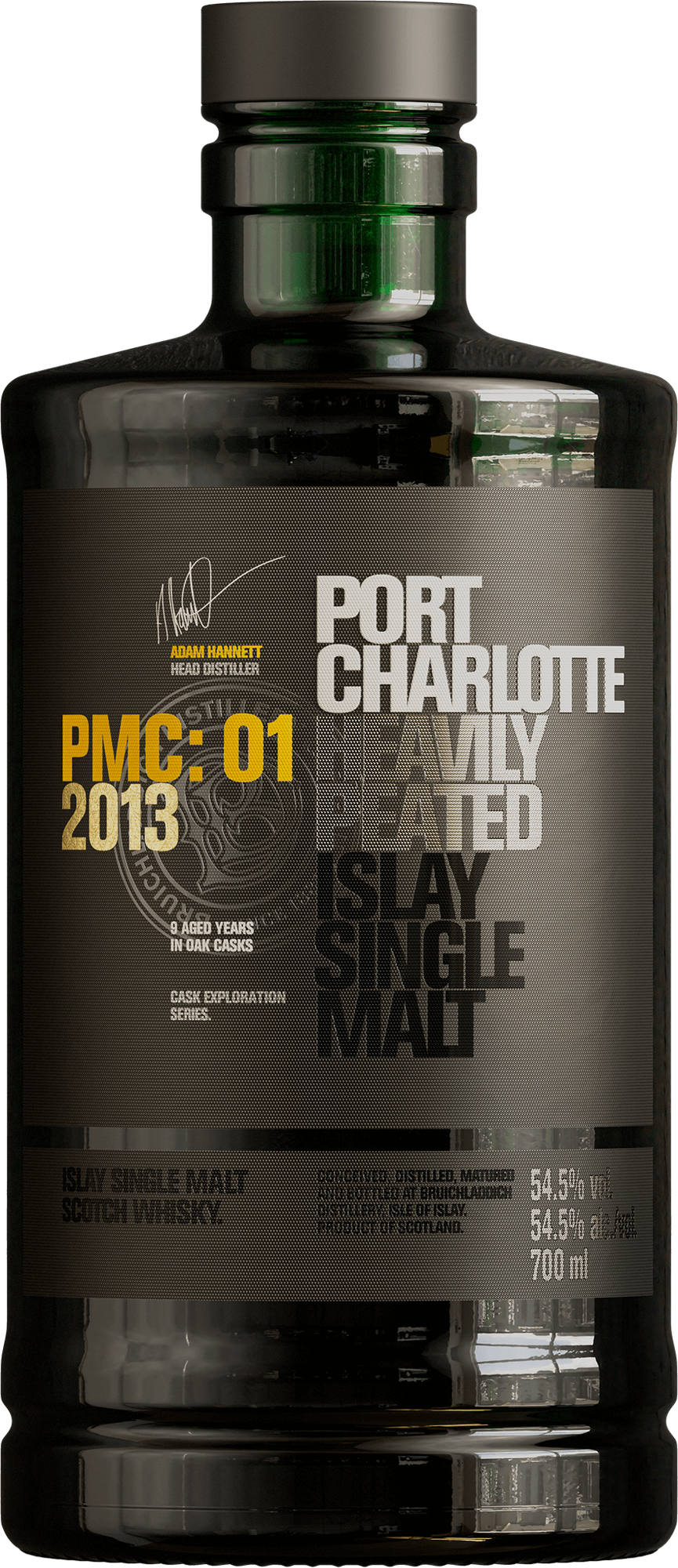 PORT CHARLOTTE PMC:01 Heavily Peated Islay Single Malt 2013 54,5% Vol. 0,7l