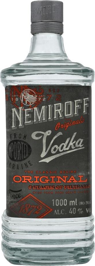 Nemiroff ORIGINAL Vodka 40% Vol. 1l