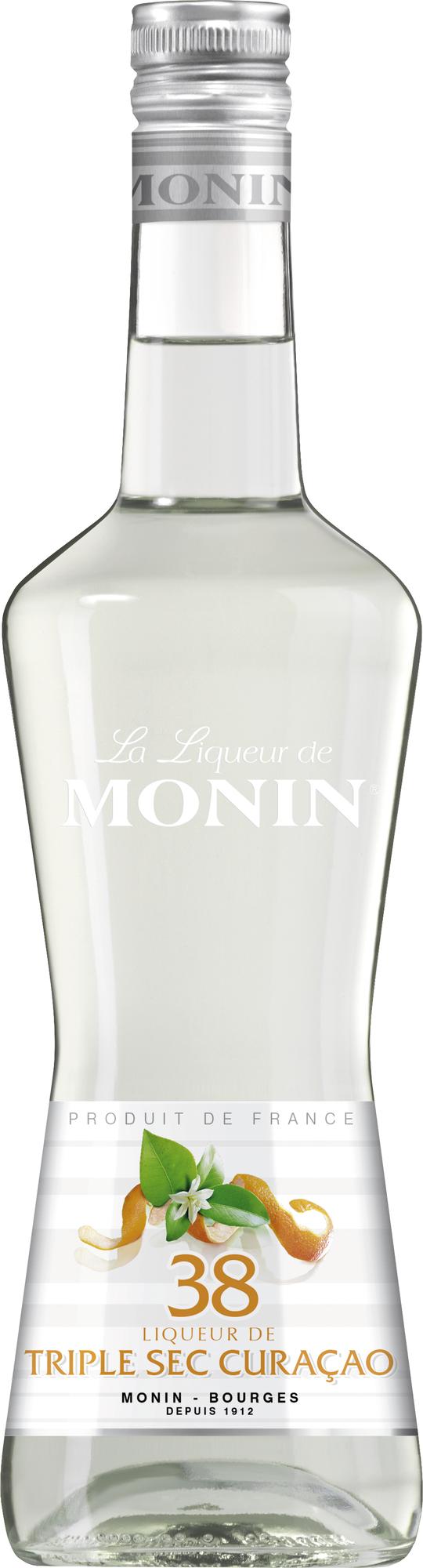 Monin Liqueur de TRIPLE SEC CURAÇAO 38% Vol. 0,7l