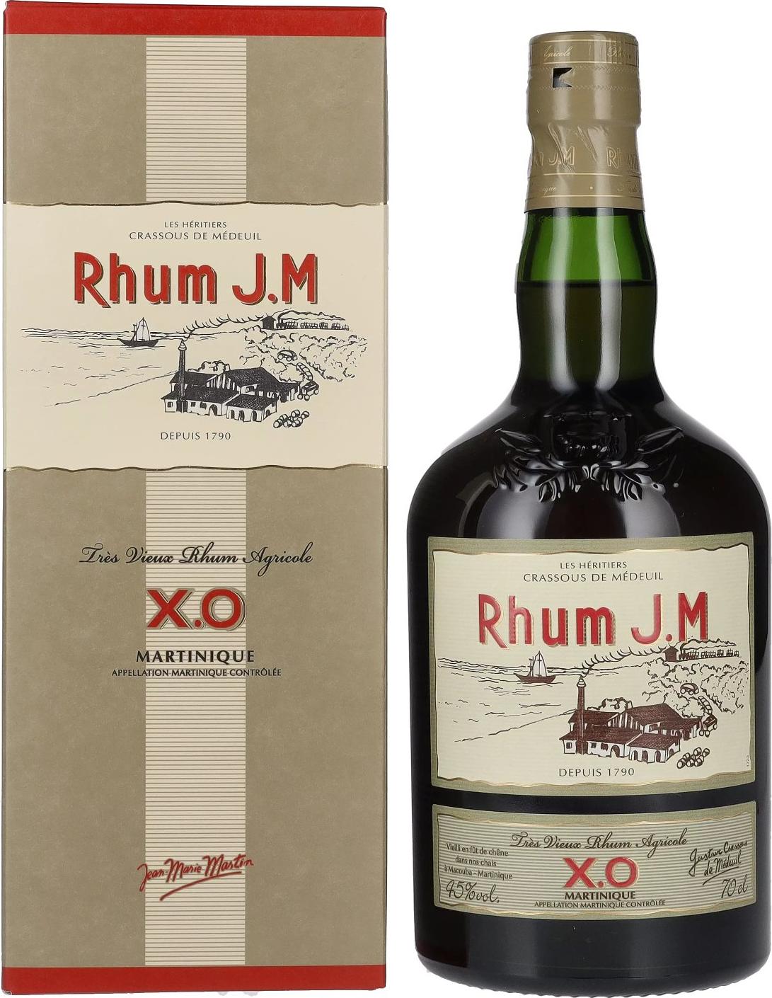 Rhum J.M X.O 45% Vol. 0,7l in Giftbox