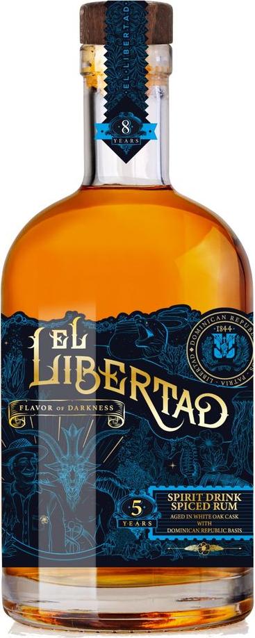 EL LIBERTAD CHAPTER III "Flavor of Darkness Dark" 8YO Oak Spiced Rum 48,1% Vol. 0,7l