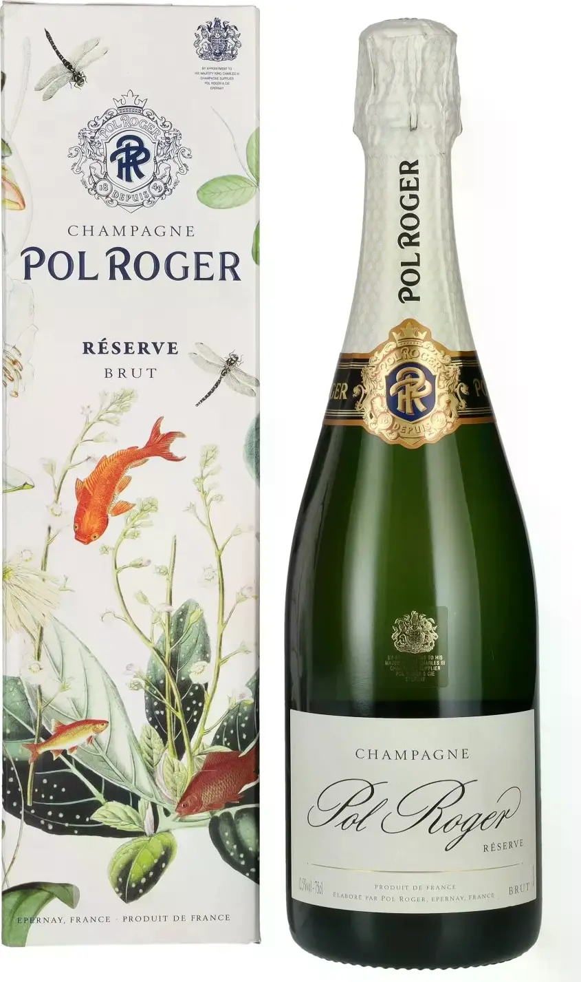 Pol Roger Champagne Réserve Brut 12,5% Vol. 0,75l in Giftbox