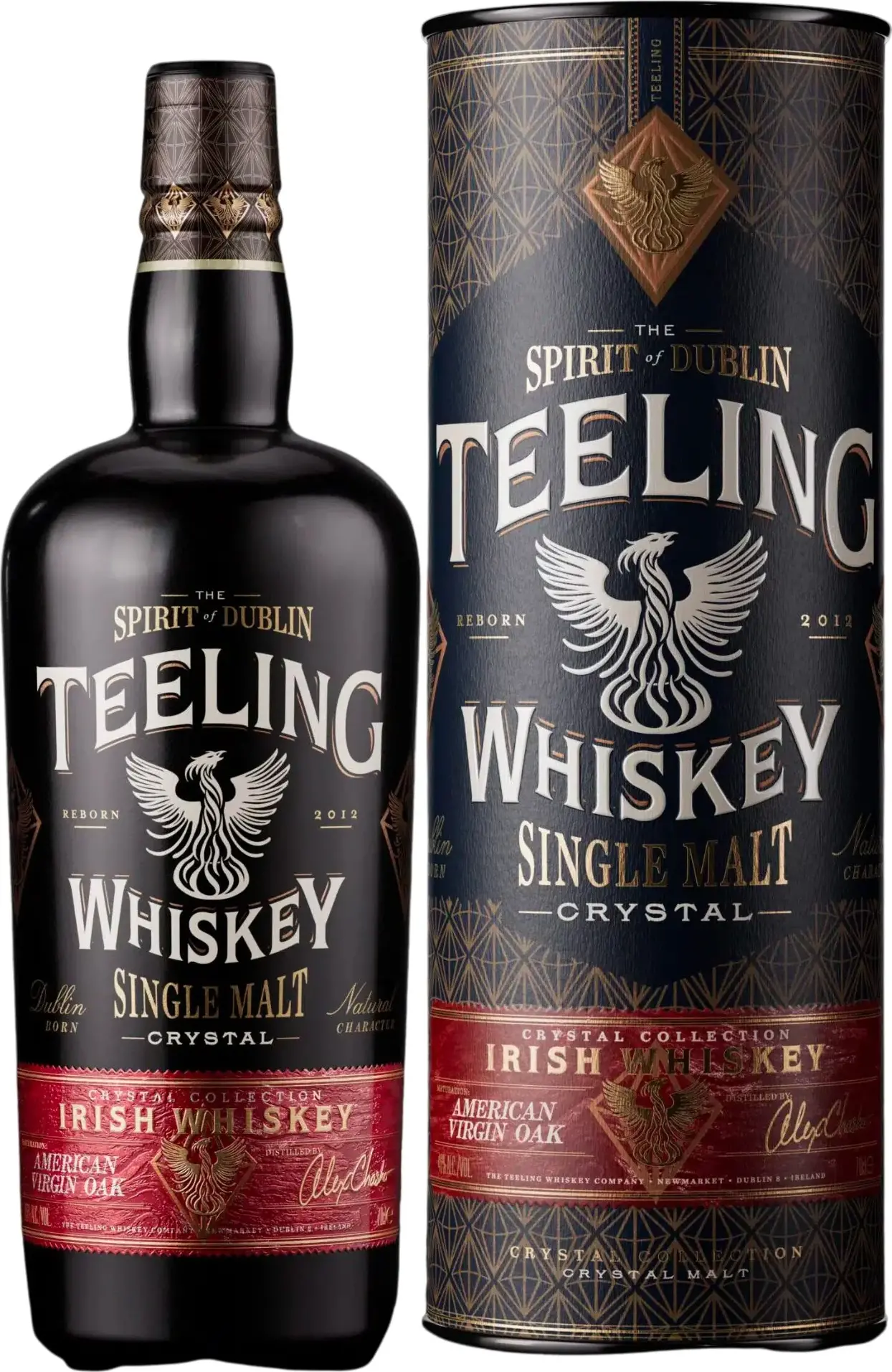 Teeling Whiskey CRYSTAL Single Malt Irish Whiskey 46% Vol. 0,7l in Giftbox