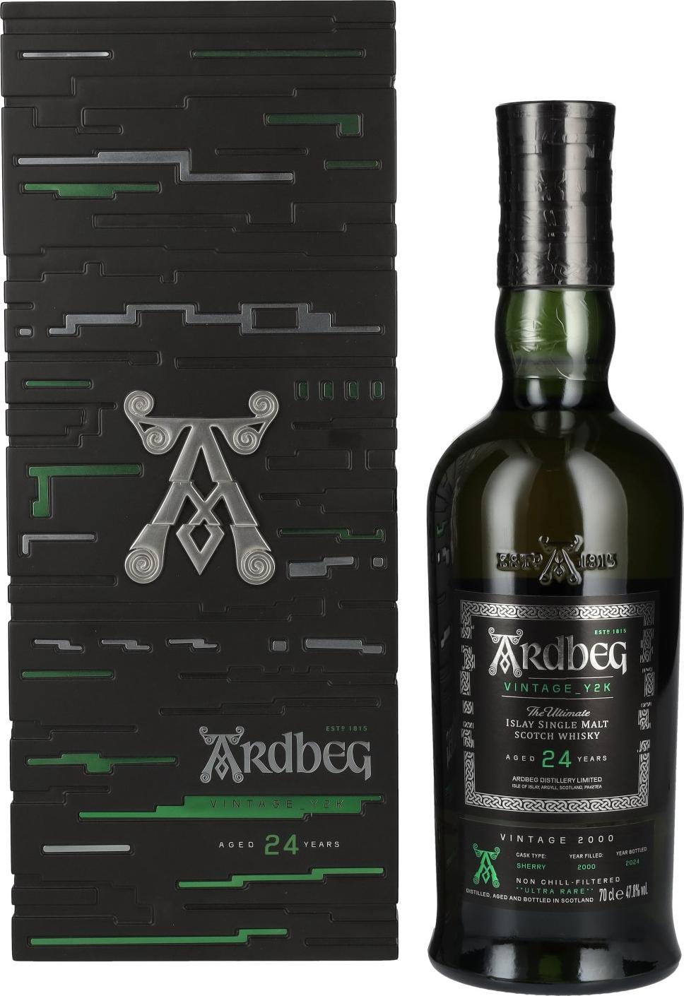 Ardbeg 24 Years Old The Ultimate Vintage Y2K 2000 47,8% Vol. 0,7l in Giftbox