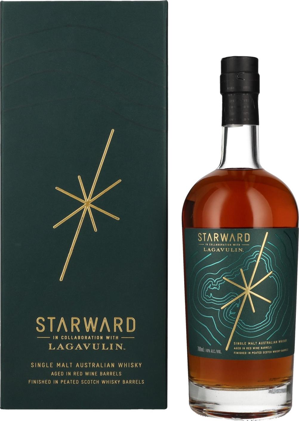 Starward LAGAVULIN Single Malt Australian Whisky 48% Vol. 0,7l in Giftbox
