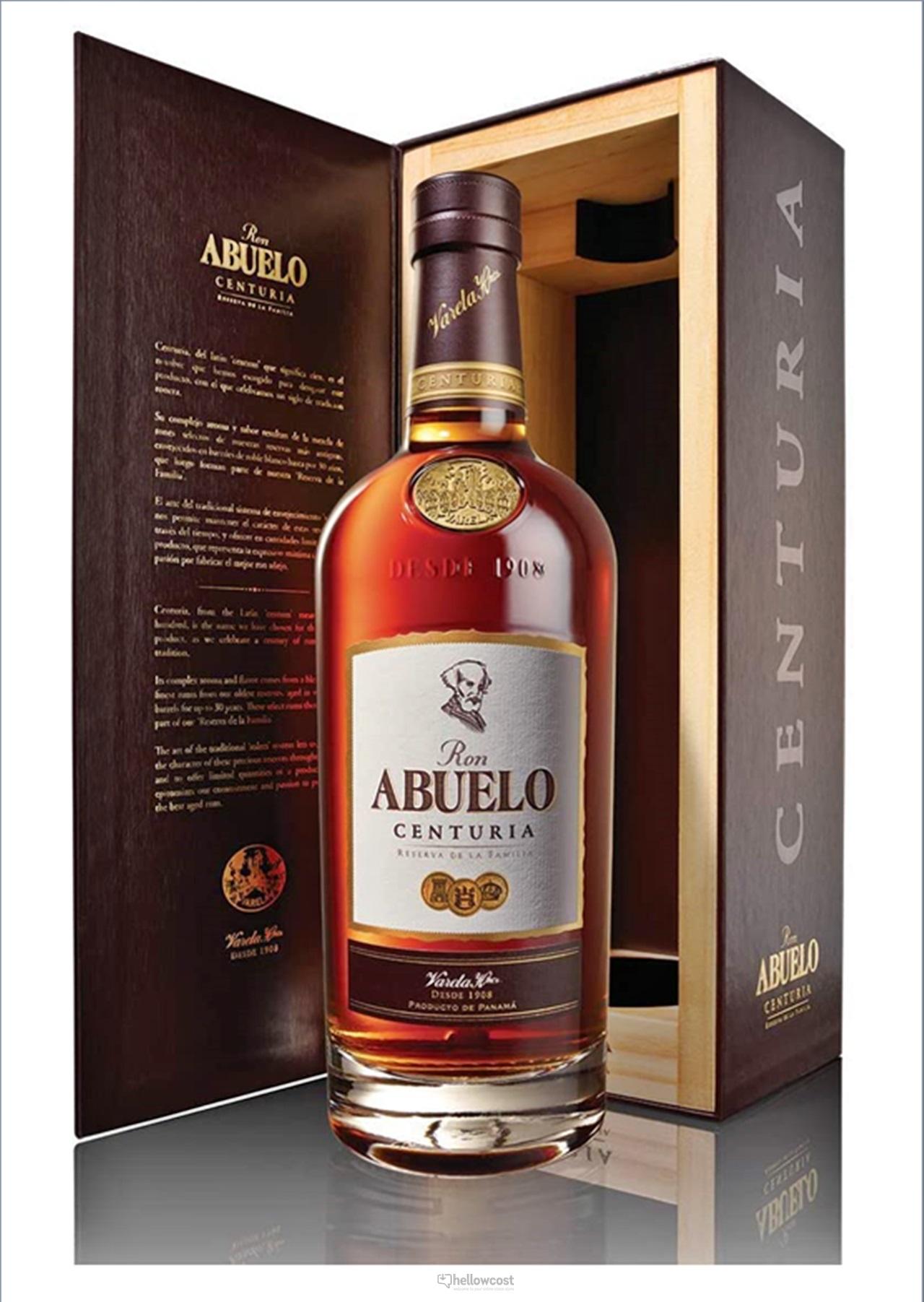 Ron Abuelo CENTURIA Reserva de la Familia 40% Vol. 0,7l in Wood Case