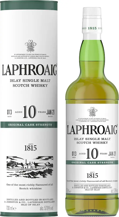 Laphroaig 10 Years Old Original Cask Strength Batch 13 57,9% Vol. 0,7l