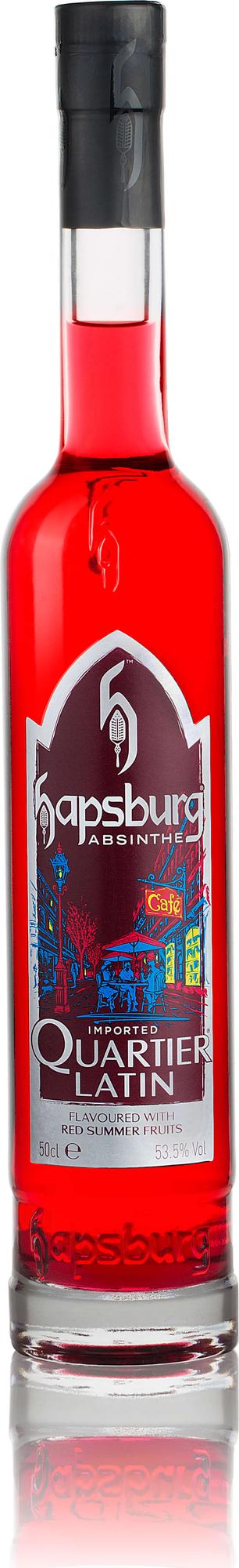 Hapsburg Absinthe QUARTIER LATIN Flavoured with Red Summer Fruits 53,5% Vol. 0,5l